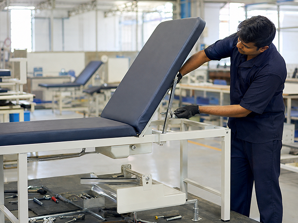 Healthcare equipment production and assembly